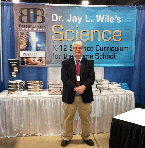 This is me standing in front of my publisher's booth at the Southeast Homeschool Convention.