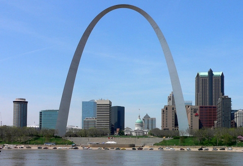 This is the St Louis Gateway Arch, which indicates you are in the "Show Me State" of Missouri.  (click for credit)