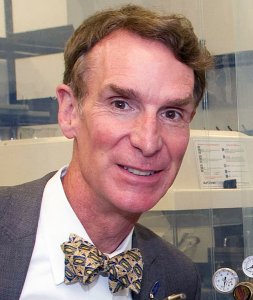 Bill Nye is known as "The Science Guy," even though some of his behavior is rather anti-science. (click for credit)