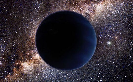 This is an artist's depiction of what 'Planet Nine' might look like. (click for credit)