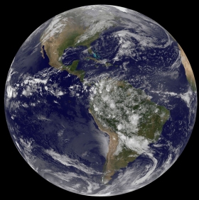 The earth as seen from space