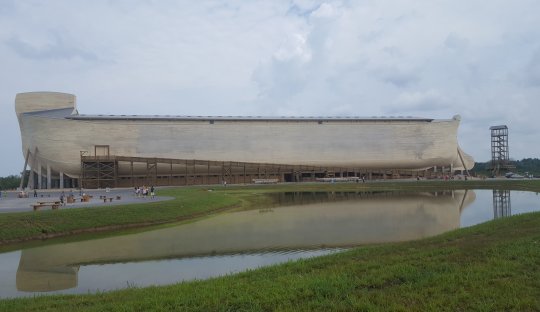 A view of the Ark Encounter (click for a larger image)